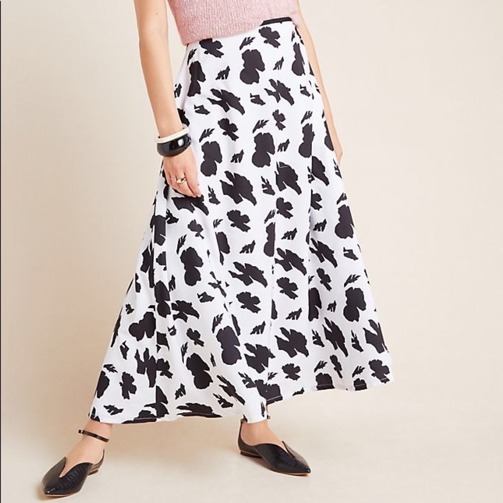 Sanchita Windsor cascade maxi skirt NWT
